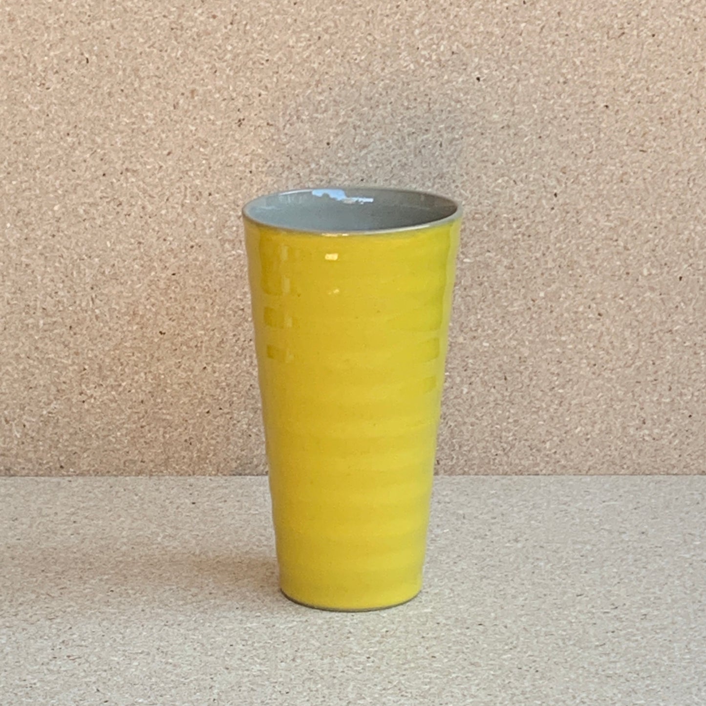 Wavy Cup - Yellow / Sand
