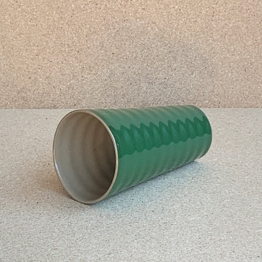 Wavy Cup - Green / Sand