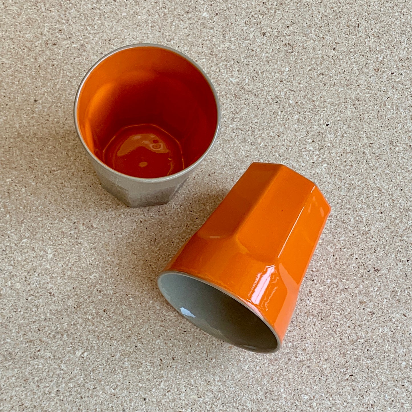 Classic Cup Set - Orange / Sand